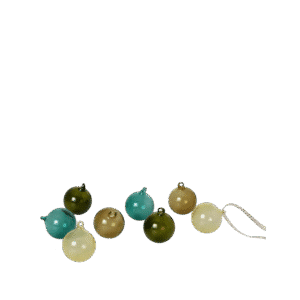 Glass Ornaments S - Set of 8