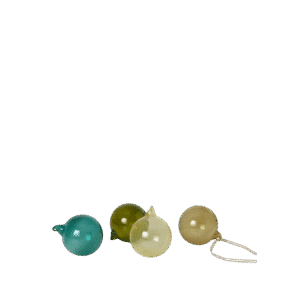 Glass Ornaments M - Set of 4