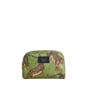 Olive Leopard Toiletry Bag