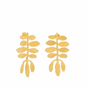 Silvela Golden Earrings Large