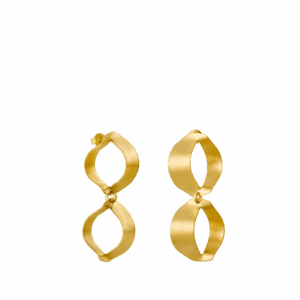 Xaluc Double Golden Hoops