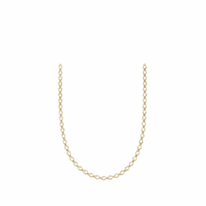 Hamsa Chain Biography Necklace, Gold