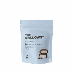Flaked Salt Mallows + Belgian Dark Choc 90g