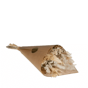 Dried Flowers Field Bouquet Medium Exclusive White