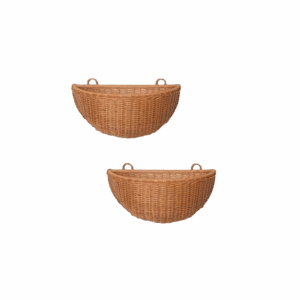 Braided Wall Pockets - Set of 2