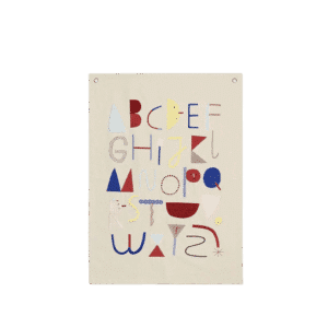 Alphabet Fabric Poster