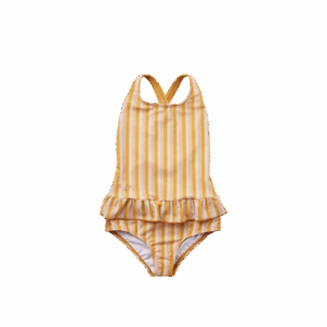 Amara Swimsuit: Stripe: Peach/Sandy/Yellow Mellow