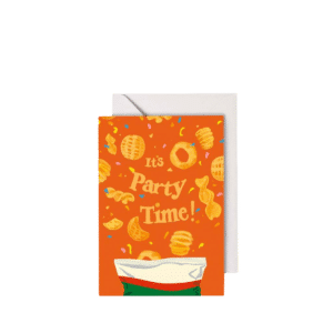 Party Time Snack, Greeting Card