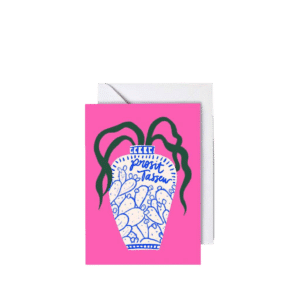 Prosit Tassew-Vase, Greeting Card