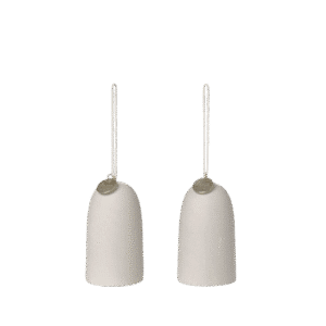 Bell Ceramic Ornament - Set of 2