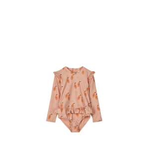 Sille Swim Jumpsuit - Papaya/ Pale Tuscany