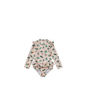 Sille Swim Jumpsuit: Jungle/ Apple Blossom Mix