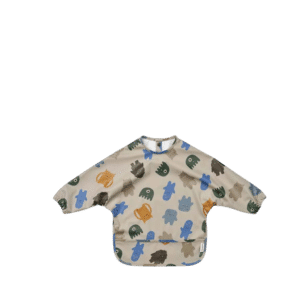 Merle Cape Bib, Monsters Blue Mix