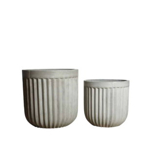 Planter, Concrete Set of 2