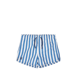 Aiden Swim Shorts: Stripe Riverside/Creme de la Creme