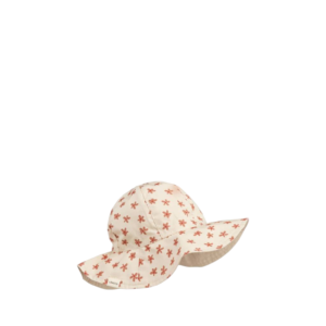 Amelia Reversible Sun Hat - Floral/Sea Shell Mix
