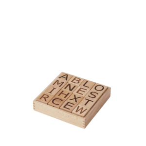 Wood Letter Blocks Neo