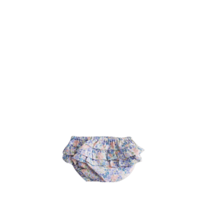 Ruffle Nappy Cover Liberty Blue, 3-6 Months