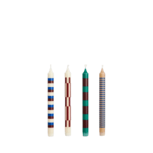 Pattern Candle Set of 4