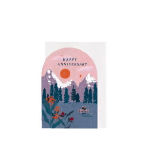 Anniversary Sunset, Greeting Card