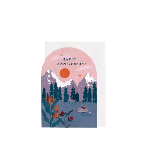 Image for Anniversary Sunset, Greeting Card