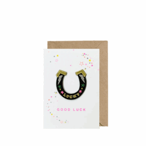 Good Luck Horseshoe, Greeting Card
