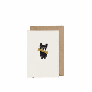 Bull Dog, Open Greeting Card