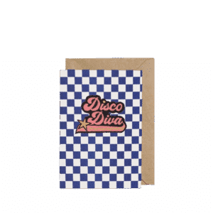Disco Diva, Open Greeting Card