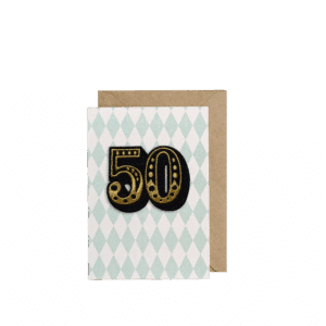 50 Diamond, Birthday Greeting Card