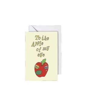 Apple of my Eye, Greeting Card