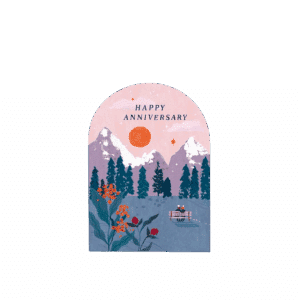 Anniversary Sunset, Greeting Card