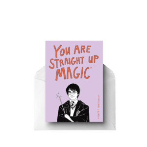 Straight up Magic Harry, Greeting Card