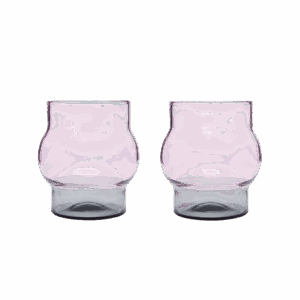 Bump Short Glasses, Set of 2