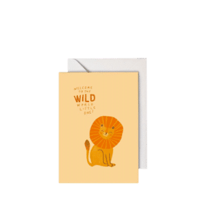 Wild World Little One, Greeting Card
