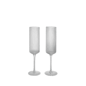Ripple Champagne Flutes - Set of 2