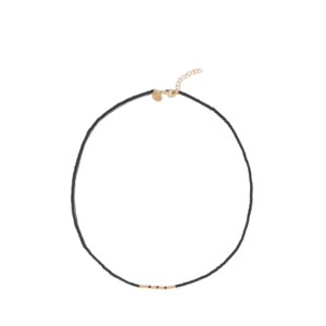 Mae noir l'or Necklace