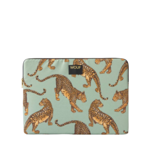 Emerald Leopard Laptop Sleeve 15 & 16