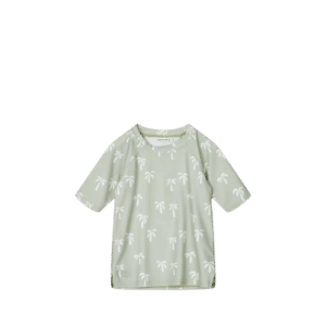 Noah Shortsleeve Swim Tee: Miami/Dusty Mint