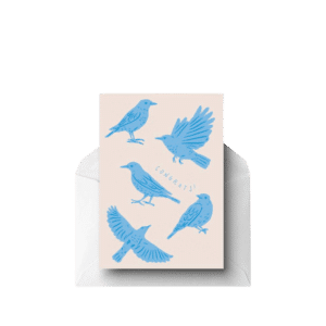 Congrats Birds, Greeting Card