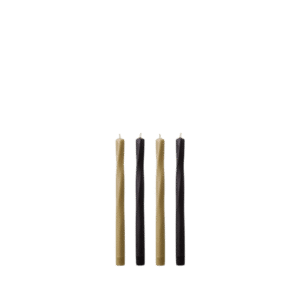 Twist Tapered Candle, Set of 4