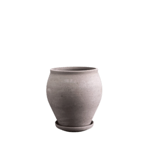 Delphi Pot + Saucer RAW Grey