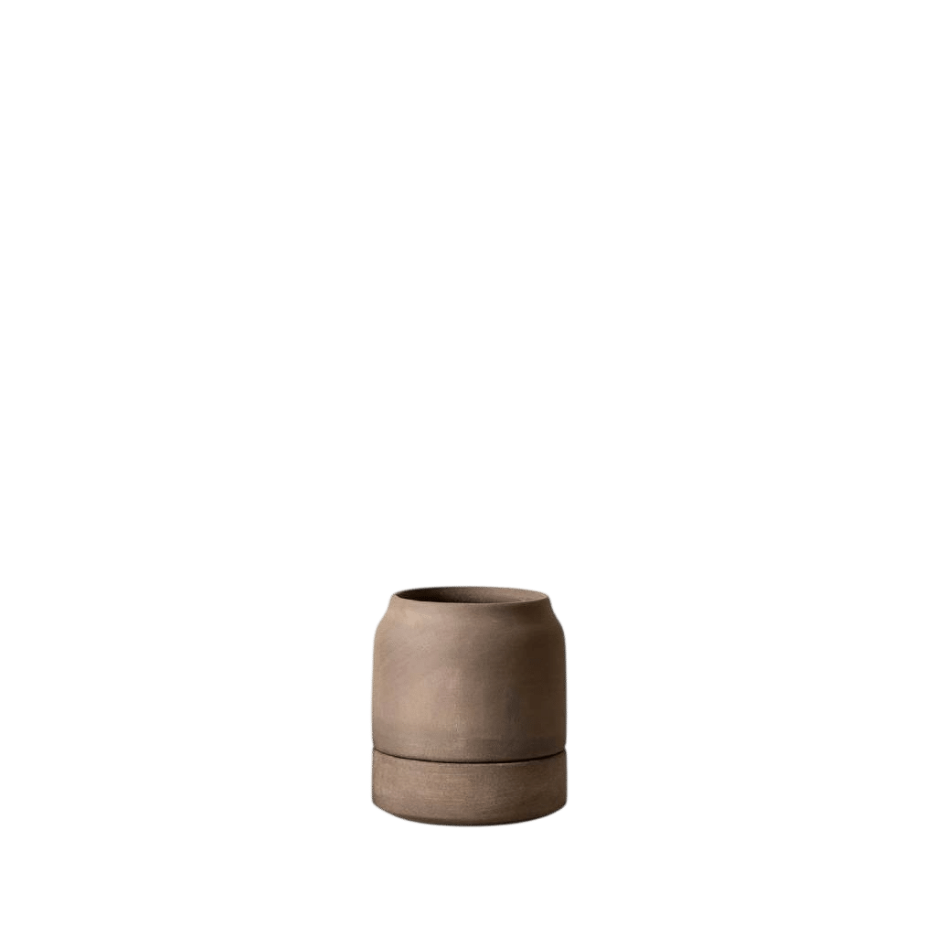 Viva Pot + Saucer RAW Grey
