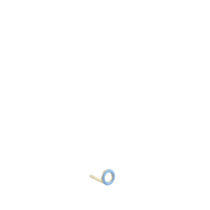 Loop Enamel Stud - Single
