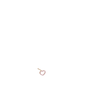 Love Enamel Stud Single