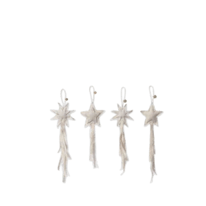 Vela Star Ornaments - Set of 4