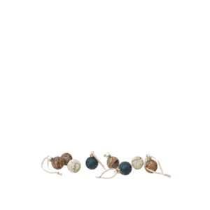 Marble Ornaments - S - Set of 8