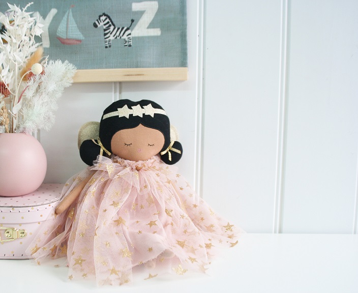 Seraphina Fairy Doll Pink Gold Star