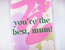 Amwell Best Mum, Greeting Card