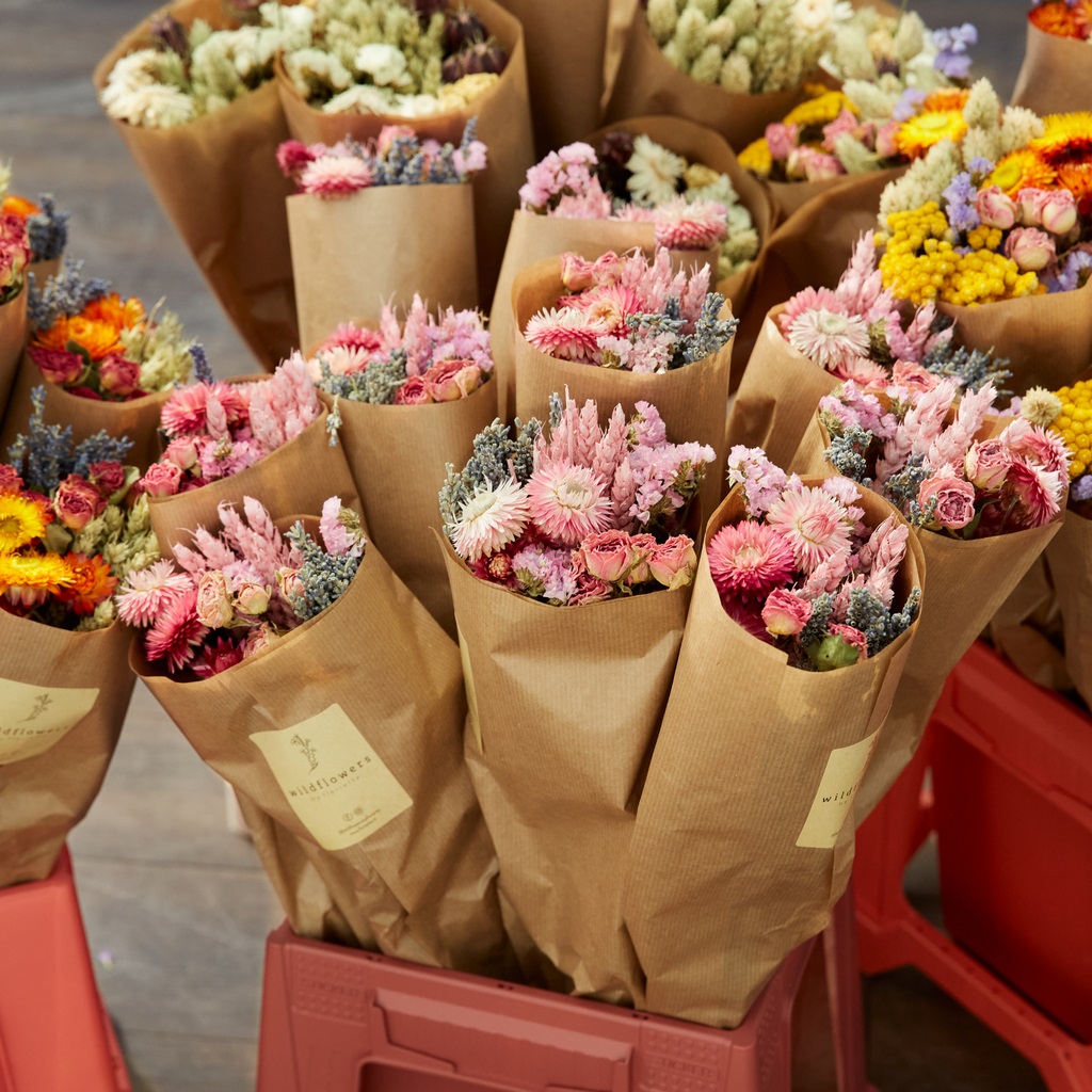 Dried Flowers Market More Bouquet - Pink