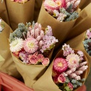 Dried Flowers Market More Bouquet - Pink
